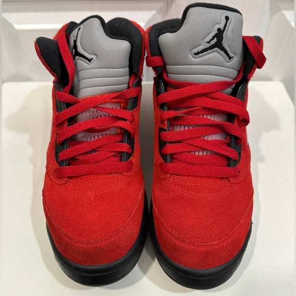 retro 5 varsity red